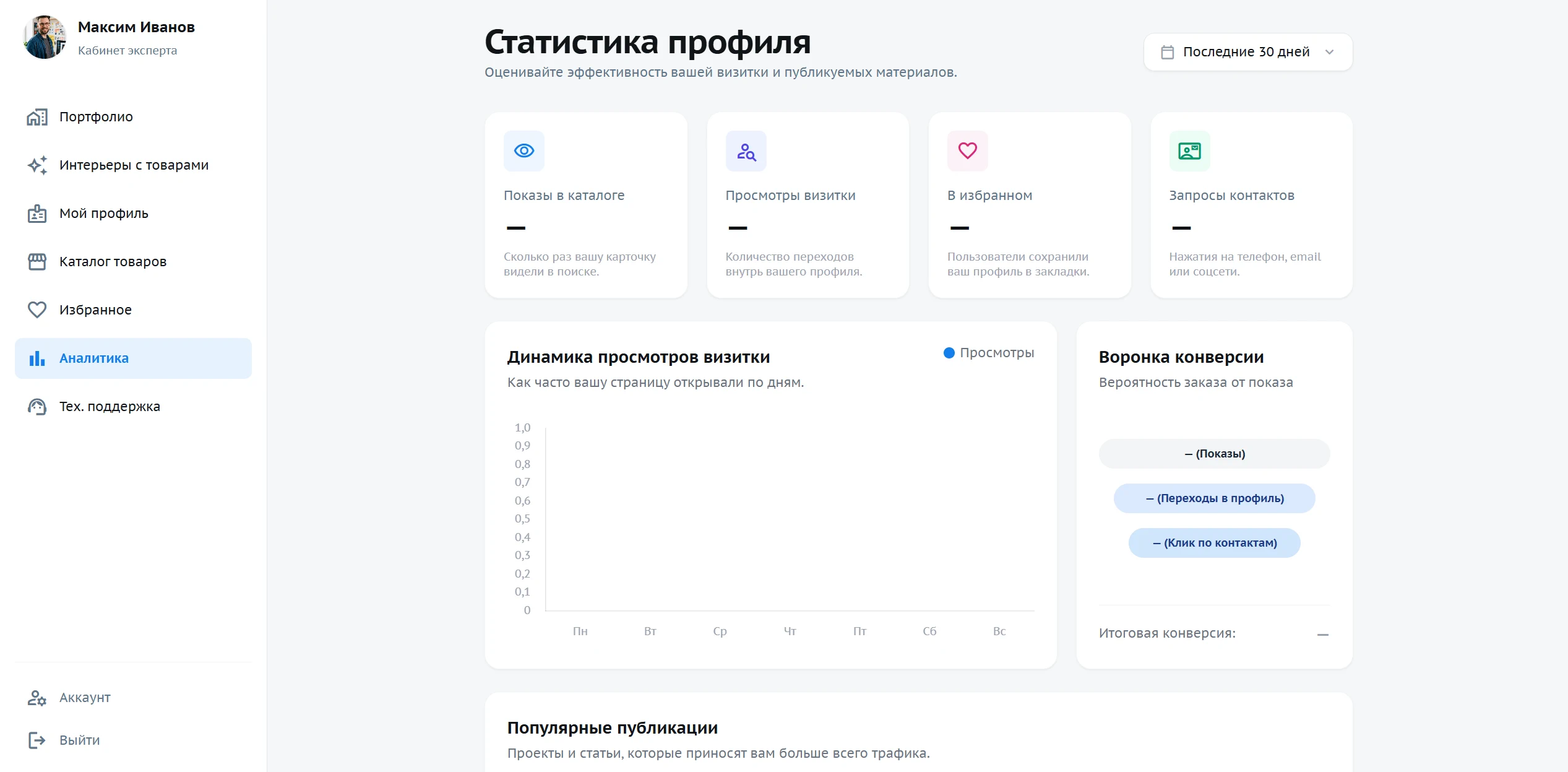 Кабинет эксперта: аналитика